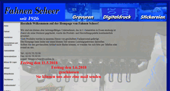 Desktop Screenshot of fahnen-scheer.de